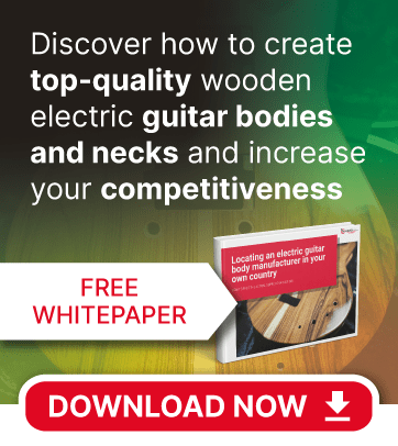 Discover how to create top-quality wooden electric guitar bodies and neck: download the eBook!